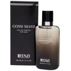 JFenzi Gossi Silver Men Eau de Parfum 100 ml – Frische, Eleganz und männliche Stärke