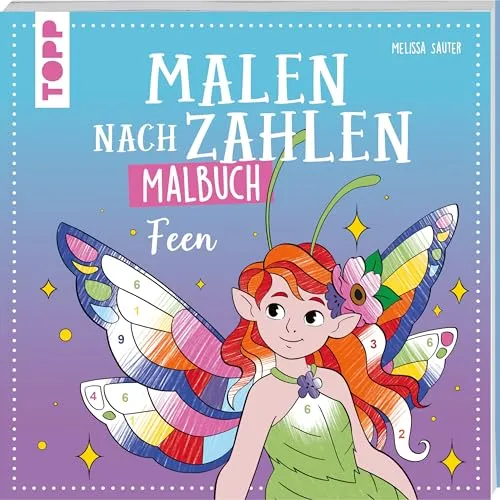 Produktbild Malen nach Zahlen Malbuch Feen: 32 wundervolle Motive aus dem Reich der Feen