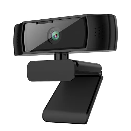 Atlantis Webcam 2K, 5 Mpixel 2560x1944/30fps und Full HD, Autofokus, Dual Omidirektionales Mikrofon, Weißabgleich, 90° Blickwinkel, geeignet für Videoanrufe, USB,P015-U965HD
