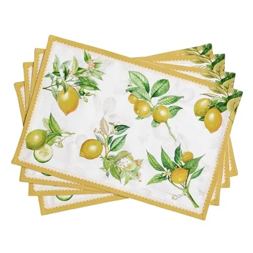 Tischsets Gelb von Maison d' Hermine