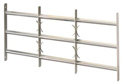 Alberts 553623 Fenstergitter Amsterdam | Ausziehbar & Sicher