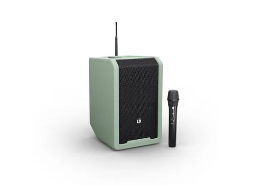 LD Systems ANNY 8 HHD B8 GN Akku Lautsprecher, grün - PA-Boxen für professionelle Beschallung überall: leicht, mobil und mit beeindruckendem Sound. Ideal für Veranstaltungen, Partys und mehr – dank Tilt-Back Gehäuse perfekt als Monitor einsetzbar.