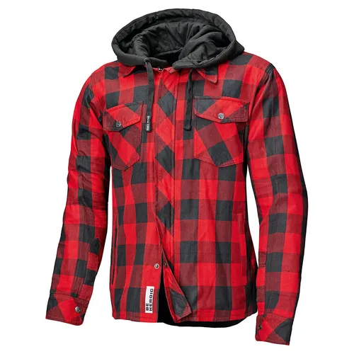Held Lumberjack II Motorrad Textiljacke, schwarz/rot, M von Held