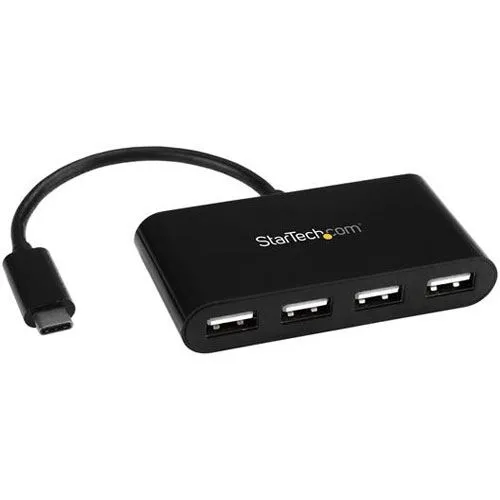StarTech.com USB-C Hub 4-Port - Kompakter USB 2.0 Hub - USB Hubs mit 4x USB-A Anschlüssen, ideal für die Erweiterung deiner Geräte, kompakt und perfekt für den Desktop-Einsatz.