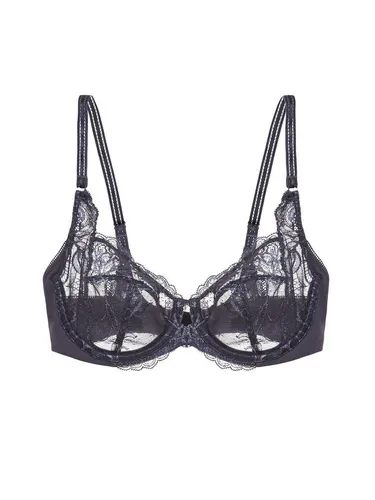 Triumph Damen Wild Peony Florale W Bra, PEBBLE GREY, 85E von Triumph