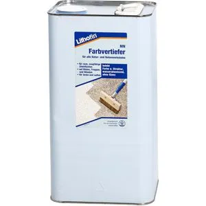 Lithofin MN Farbvertiefer - Farbintensivierer für Innen & Außen - Dichtungs- & Imprägniermittel, 1L Flasche, verstärkt die Farbintensität von Oberflächen, ideal für saubere und fleckfreie Ergebnisse.