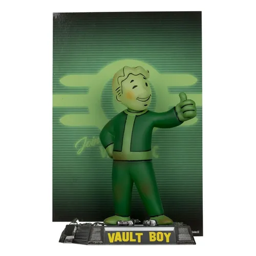 Fallout Movie Maniacs PVC Statue Vault Boy 13 cm - Aufstellfiguren & Statuen, detailreiche und sammelwürdige Figur für Fans des Fallout-Universums