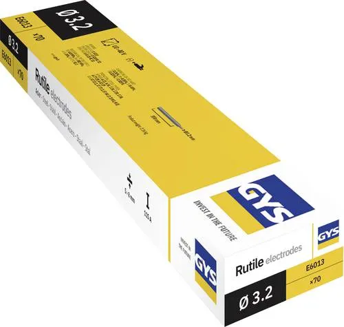 GYS Schweiss-zubehör 70 Rutile Elektroden E6013 von GYS