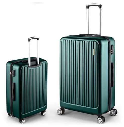 Easy Move ABS Hartschalenkoffer - 65cm Mittelgroßer Trolley mit 360° Rollen - Koffer aus 100% stoßfestem ABS-Material für optimalen Schutz, ausgestattet mit 360° drehbaren Rollen und integriertem Zahlenschloss für maximale Sicherheit und Komfort beim Reisen.