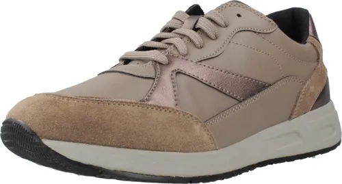 Geox Damen D BULMYA A Sneaker, Dove Grey/Taupe, 39 EU - Damen-Sneaker mit atmungsaktiver Technologie für optimalen Komfort und frische Füße den ganzen Tag.