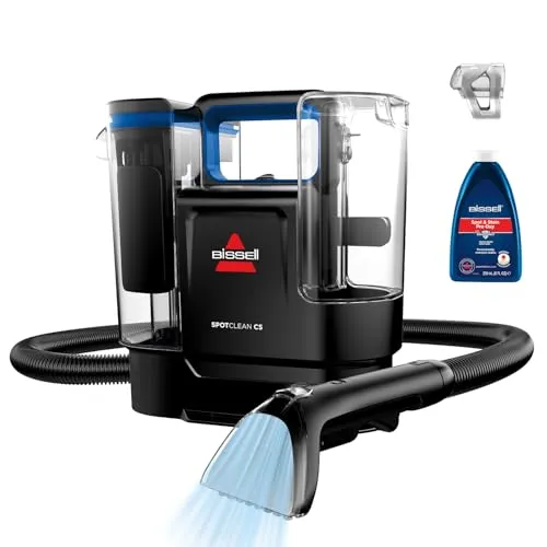 BISSELL SpotClean C5 - Leistungsstarker Polster- und Teppichreiniger - Waschsauger mit Triple Action System und 400W Motor für effektive Fleckenentfernung. Ideal für Teppiche, Polster und Autos - leise und leicht für mühelose Handhabung.
