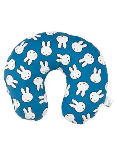 United Labels® Dekokissen Miffy Reise Nackenkissen Reisekissen Nackenhörnchen Auto Flugzeug