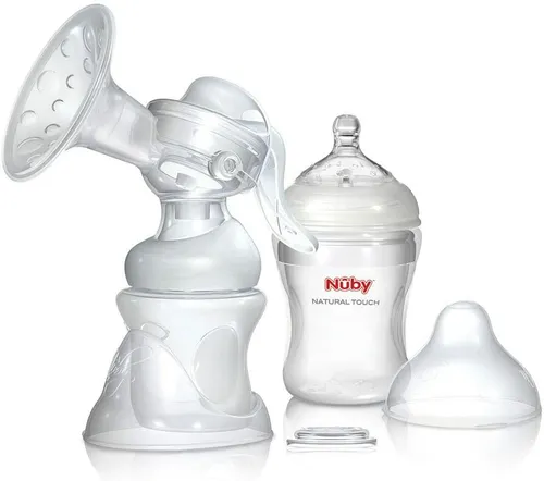 Nuby Natur Touch 72035 Softflex 2-N-1 Brust Pumpe