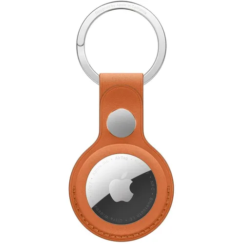Apple AirTag Schlüsselanhänger aus Feingewebe (fuchsrot) in orange von Apple