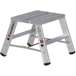 Euroline Alu-Stufenstehleiter Nr. 30581 2 x 2