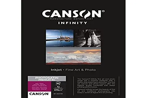 Canson 206231009 Photo Satin Premium RC Box, A4 von Canson