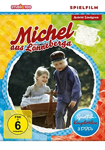 Michel aus Lönneberga - Spielfilm Komplettbox [3 DVDs, SOFTBOX] - Filme für die ganze Familie, mit humorvollen Abenteuern und liebevollen Charakteren, freigegeben ab 6 Jahren.