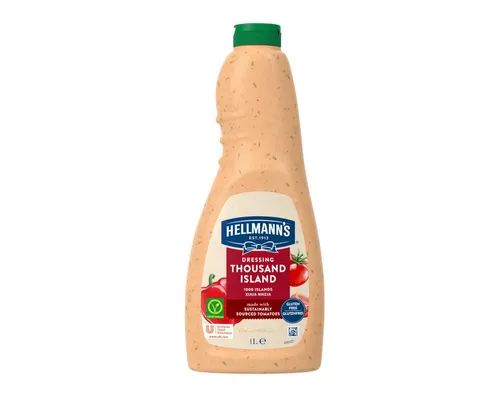 HELLMANN'S Saucen, Hellmann's 1000 Islands Dressing cremiger Geschmack Flasche 1000ml