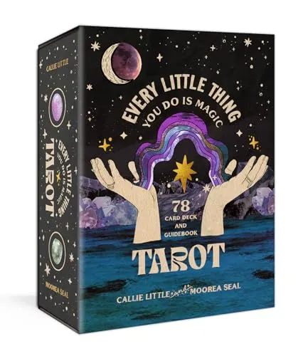 Every Little Thing You Do Is Magic Tarot: 78-Karten Deck und Guidebook - Bücher, enthält 78 wunderschöne Tarotkarten und ein umfassendes Guidebook für tiefere Einblicke in deine Intuition und Lebensentscheidungen.