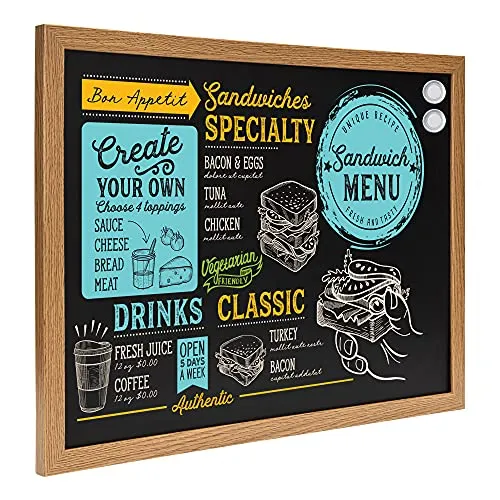 Amazon Basics Tafel, 43 x 58,4 cm, Schwarz von Amazon