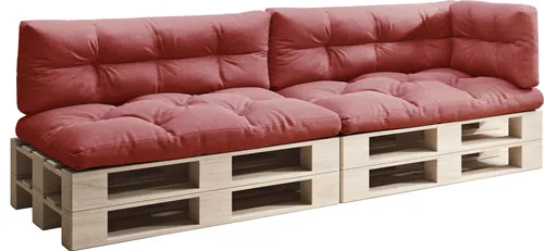 sunnypillow Palettenkissen 5er Set für Europaletten - Auflagen & Polster für Sofas – Hochwertige, wasserabweisende Palettenkissen mit optimalem Sitzkomfort, ideal für drinnen und draußen, in vielen Farben erhältlich.