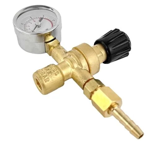 Druckregler Schutzgas für Einwegflaschen 1/4