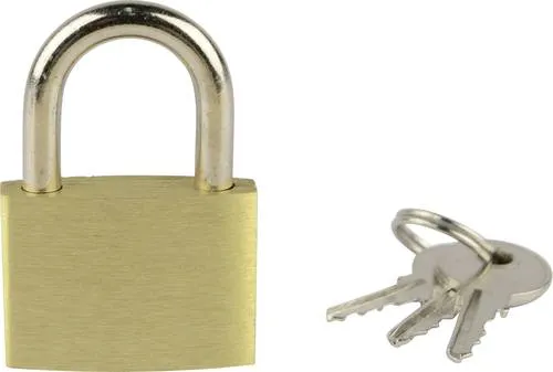 BrüderMannesmann Vorhängeschloss M 41330, 30mm – Sicher und langlebig - Hochwertiges 30mm Vorhängeschloss aus Messing mit gehärtetem Stahlbügel. Inklusive 3 Schlüsseln für vielseitige Anwendungen. Ideal für den täglichen Einsatz.