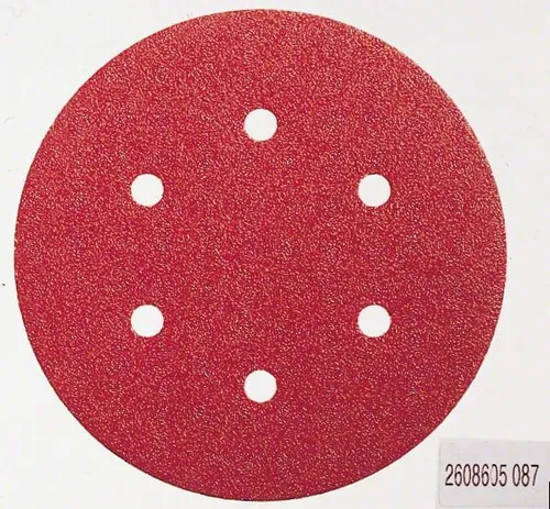 | Bosch Schleifblatt C430, 150 mm, 120, 6 Löcher, Klett, 5er-Pack 2608605720