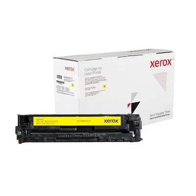 Xerox Everyday Gelb Tonerkartusche für CF212A, CB542A, CE322A - Toner für HP und Canon Drucker, hohe Reichweite von ca. 1800 Seiten, sorgt für brillante Farbdrucke und zuverlässige Leistung.