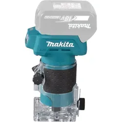 Makita DRT 52 RMJ 18 V Oberfräse mit 2x 4,0 Ah Akku - Leichte, bürstenlose Akku-Kantenfräse für präzise Holzarbeiten. Inkl. Zubehör und robustem Koffer – ideal für Tischler und Heimwerker.