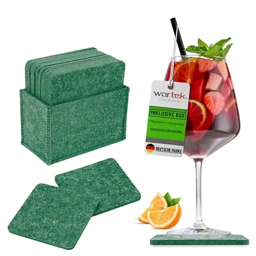 Glasuntersetzer & Bierdeckel Grün von wortek