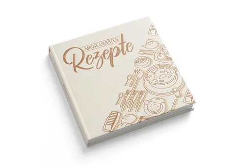 itenga Notizbuch itenga Rezeptbuch Beige