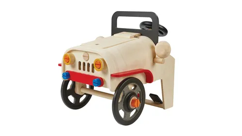 Plan Toys Automechaniker Auto Bauen Holzspielzeug 3492 - Kunststoffspielzeug, kreatives Holzspielzeug für kleine Mechaniker, fördert handwerkliche Fähigkeiten und Fantasie.