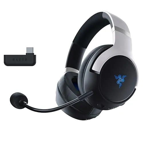 Razer Kaira Pro - Dual Wireless PS5 Headset mit Haptik - PlayStation 5 Headset mit Razer HyperSense für taktiles Feedback und immersiven Klang. Ideal für Gamer, die sowohl Konsole als auch Smartphone nutzen möchten.