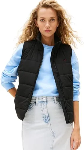 Tommy Jeans Steppweste TJW LW PADDED VEST schwarz L (40)