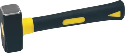Fäustel Hammer Schlosserhammer mit Fiberglasstiel 1500g