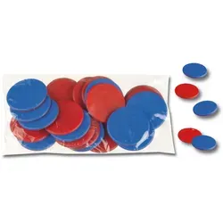 Schülersatz Wendeplättchen Rot/Blau von Wiemann Lehrmittel