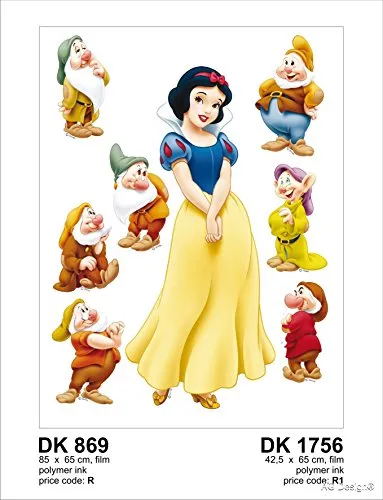 Wand Sticker DK 869 Disney Snow White, Bunt