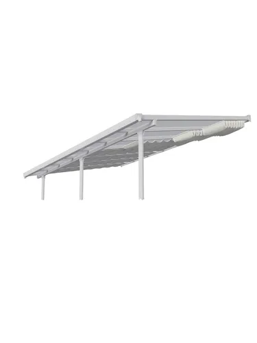 Dachjalousien für Feria Terrassenüberdachung 16.1 m² (3 x 5.46 m) - Sonnenschutz für Palram Terrassenüberdachungen, UV-beständig und pflegeleicht. Ideal für angenehme Schattenplätze an sonnigen Tagen.