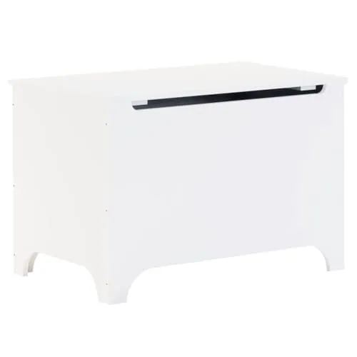 vidaXL Truhe aus massivem Kiefernholz - Sitzbänke & -truhen: Diese stilvolle Spielzeugkiste bietet viel Stauraum für Kleidung und Spielsachen und schützt deine Schätze dank praktischem Deckel vor Staub.