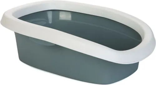 Sprint 10 - Katzentoilette - weiß/hellblau - 31x43x14 cm