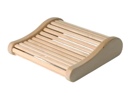 Sauna Funktions-Kopfstütze Espenholz - Hochwertige Sauna Kopfstütze aus Espenholz, Maße: 34 x 34 x 9 cm, auch als Rückenstütze verwendbar für maximalen Komfort in Ihrer Sauna.