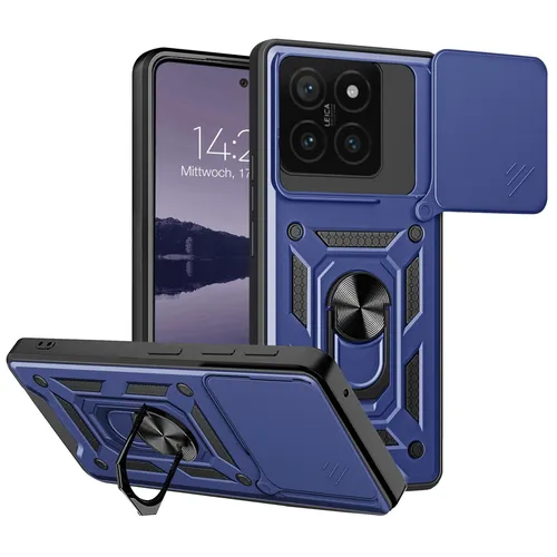 Handy Hülle für Xiaomi 14T Handyhülle Schutz Case Cover Blau