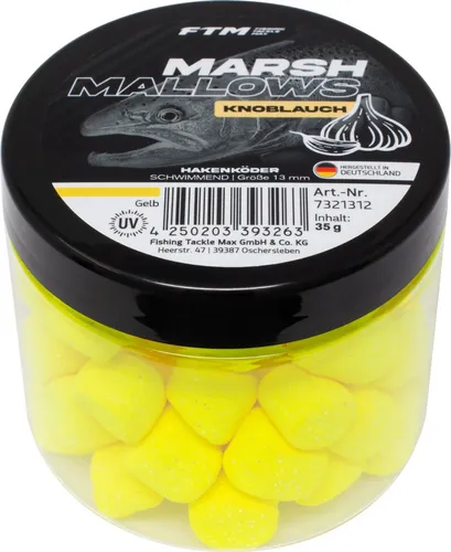 FTM Fishing Tackle Max Marshmallow Knoblauch Gelb - Forellenköder