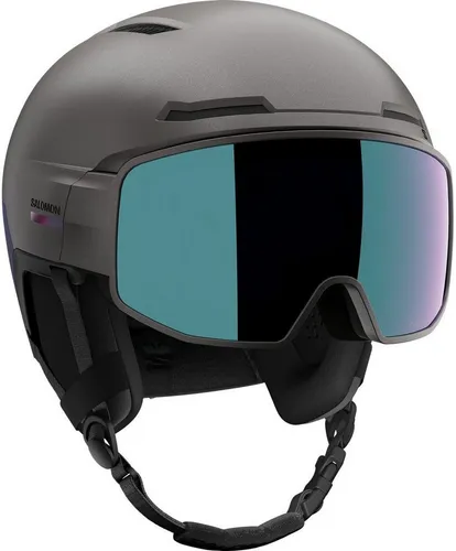SALOMON Herren Helm HELMET DRIVER PRO SIGMA BM - Skihelme & Snowboardhelme mit integriertem Visier und SIGMA™-Glas für verbesserte Sicht, anpassbare Passform und höchste Sicherheit für dein Winterabenteuer.