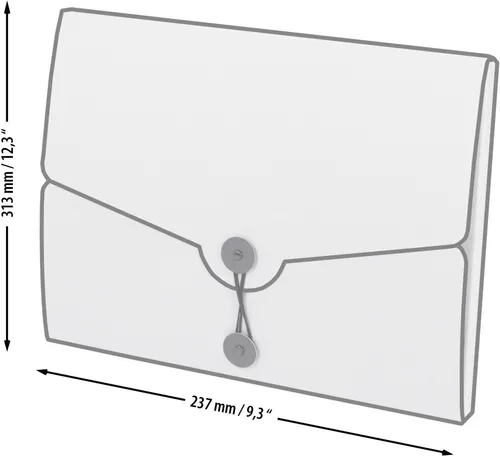 Fächermappe Sammelmappe für A4 denim