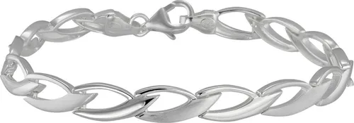 SilberDream Silberarmband SDA4901JX - Elegantes Damen Armband aus 925 Sterling Silber (19cm) mit stilvollem Zopf-Muster. Der Karabinerverschluss sorgt für sicheren Halt und macht es perfekt für jeden Anlass.