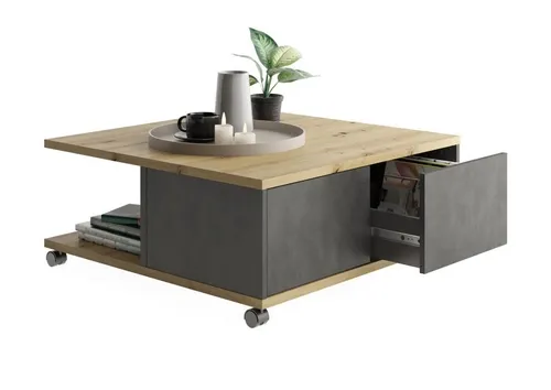 TWIN 1 Couchtisch auf Rollen von FMD Matera von FMD