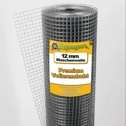30m x 1m Volierendraht - Feuerverzinkter Hasendraht für sicheren Wildzaun - Volieren - Robuster und langlebiger Drahtzaun, ideal für den Schutz von Tieren und Pflanzen im Garten.