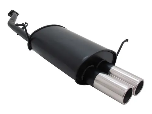 OMAC Auspuff-Flexrohr Novus Sportauspuff für BMW E36 Compact 316i 2x76mm - Auspuff-Flexrohre mit EG-Betriebserlaubnis für sportlichen Sound und einfache Montage, perfekt für BMW E36 Compact 316i.